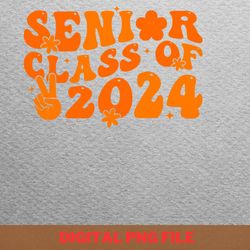 class of 2024 thrive png, class of 2024 png, seniors 2024 digital png files