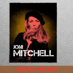 joni mitchell essence png, joni mitchell png, boho inspired digital png files