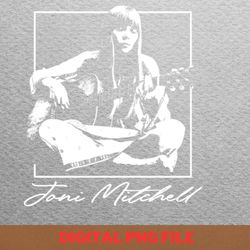 joni mitchell grace png, joni mitchell png, boho inspired digital png files