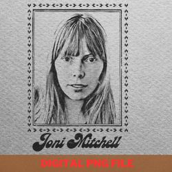joni mitchell heart png, joni mitchell png, boho inspired digital png files