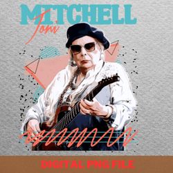 joni mitchell lyrical png, joni mitchell png, boho inspired digital png files