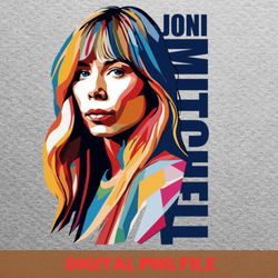 joni mitchell maven png, joni mitchell png, boho inspired digital png files