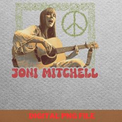 joni mitchell performer png, joni mitchell png, boho inspired digital png files