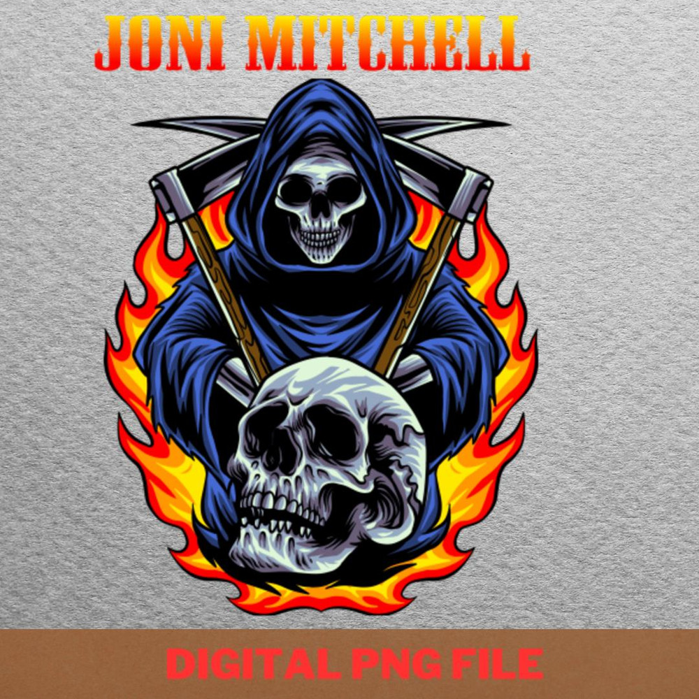 Joni Mitchell Pioneering PNG, Joni Mitchell PNG, Boho Inspired Digital Png Files.jpg