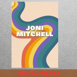 joni mitchell songwriter png, joni mitchell png, boho inspired digital png files