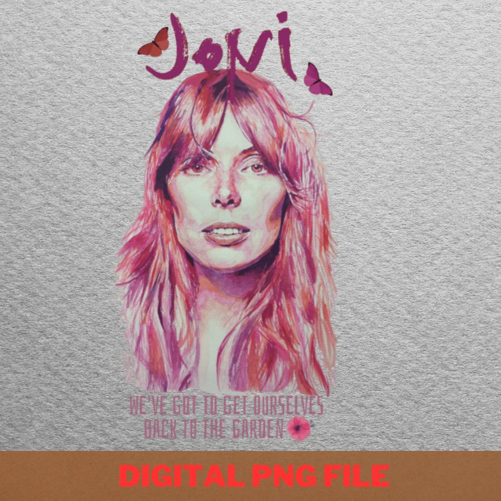 Joni Mitchell Spirit PNG, Joni Mitchell PNG, Boho Inspired Digital Png Files.jpg