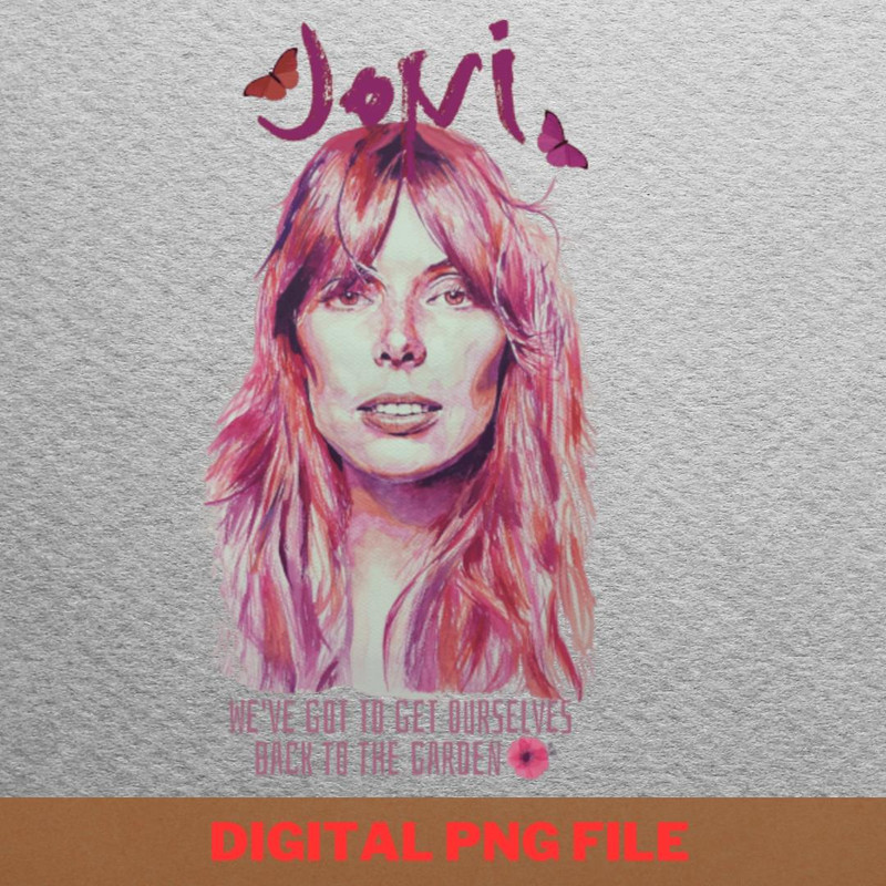 Joni Mitchell Spirit PNG, Joni Mitchell PNG, Boho Inspired Digital Png Files.jpg