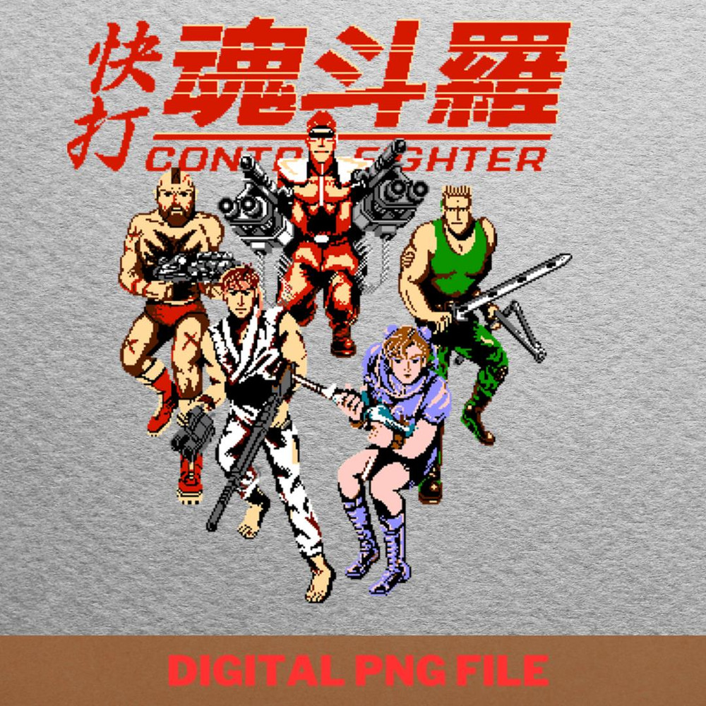 Contra Operation Thunder PNG, Contra PNG, Video Games Digital Png Files.jpg