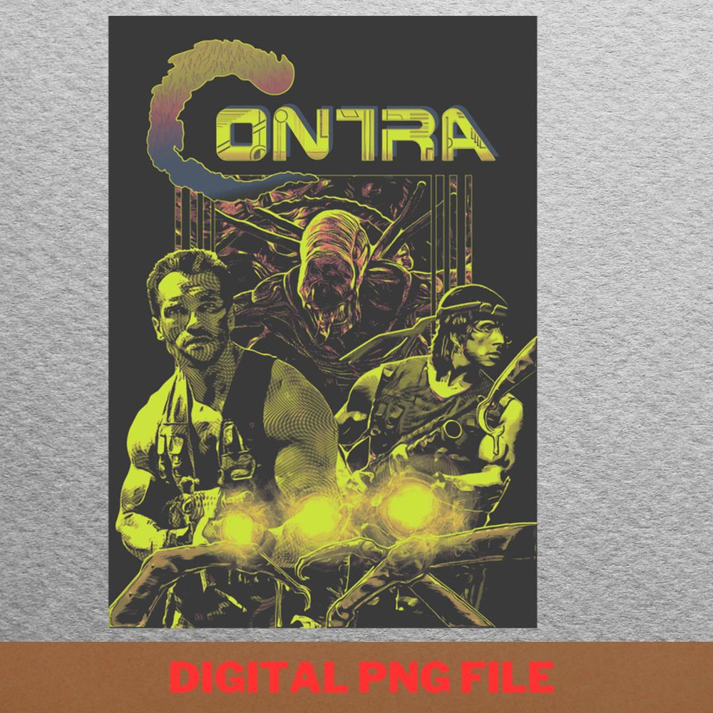 Contra Reconnaissance Mission PNG, Contra PNG, Video Games Digital Png Files.jpg