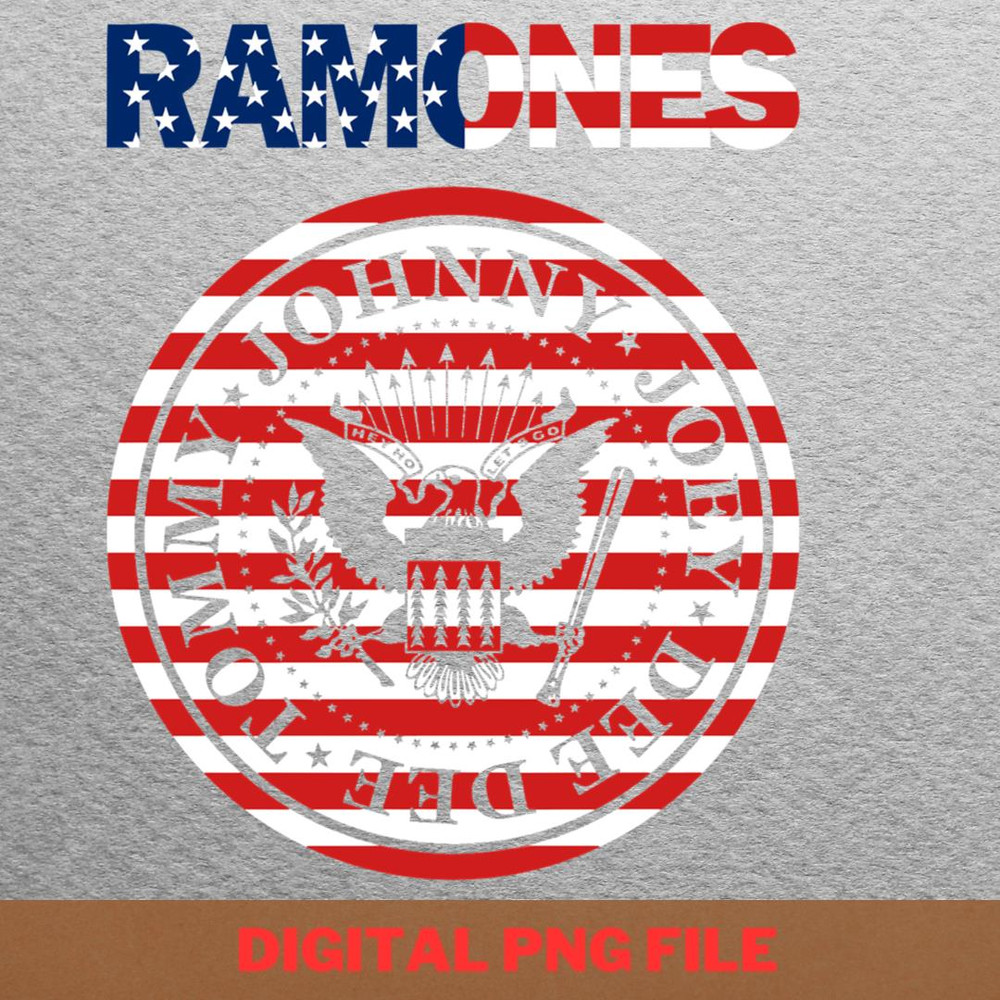 Ramones Band Iconic Design PNG, Ramones Band PNG, Johnny Ramone Digital Png Files.jpg