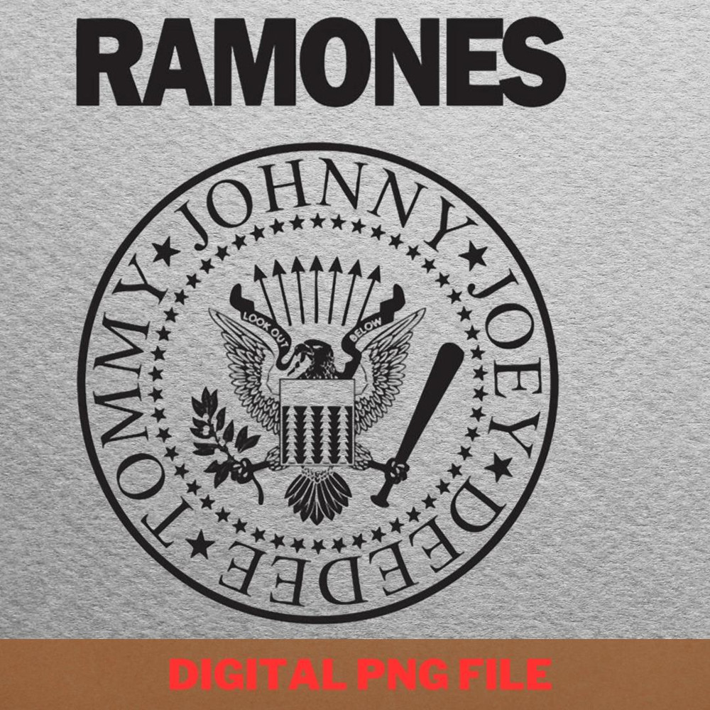 Ramones Band Youthful Flair PNG, Ramones Band PNG, Johnny Ramone Digital Png Files.jpg