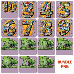 15 hulk png bundle, marvel avengers layered digital file, marvel avengers png bundle digital download