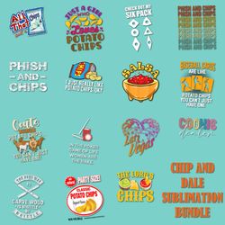 15 chip and origina png bundle, chip and origina layered digital file, chip and origina png bundle digital download
