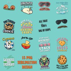 15 cookies chocolate chip png bundle, cookies chocolate chip layered digital file, cookies png bundle digital download