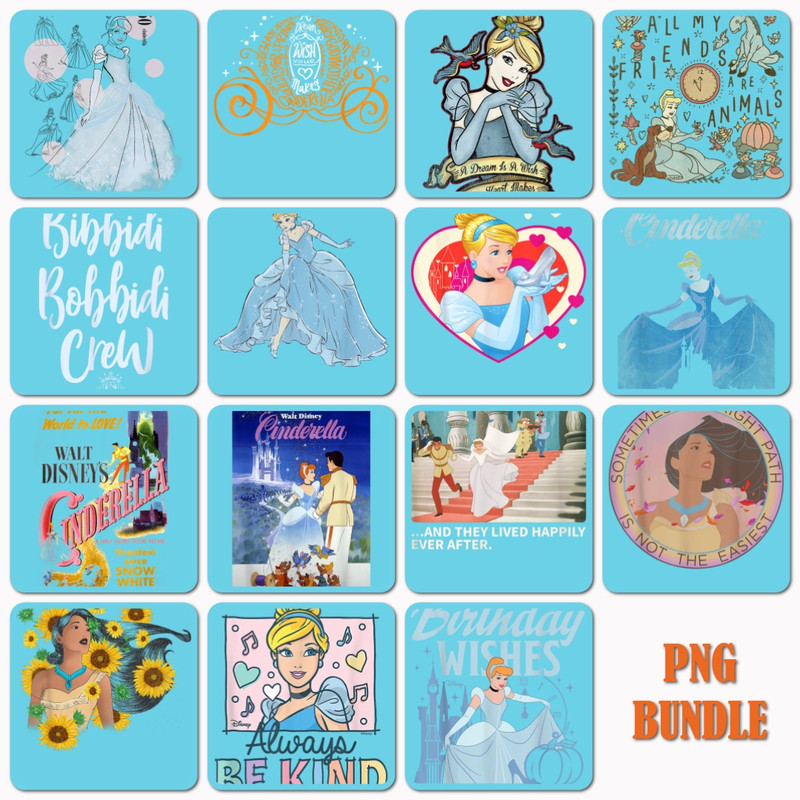 15 Disney Cinderella Png, Disney Cinderella Bundle Png, Disney Cinderellas Cliparts Printable.jpg
