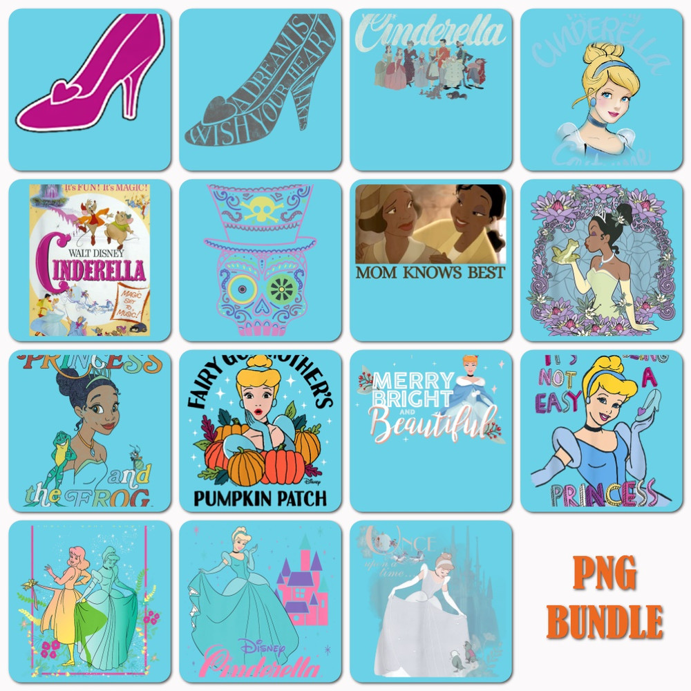 15 Disney Princess Cinderella Png, Disney Princess Cinderella Clipart Bundle Pack, Disney Princess Cinderella Vector Png Images.jpg