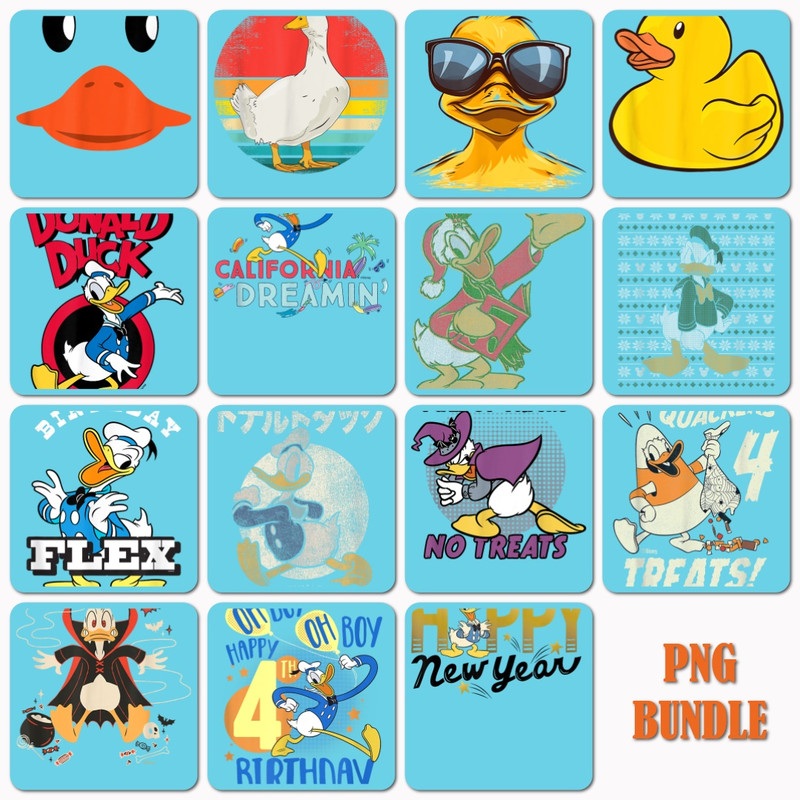 15 Donald Duck Png, Donald Duck Vector Bundle Png, Donald Duck Cliparts Printable.jpg