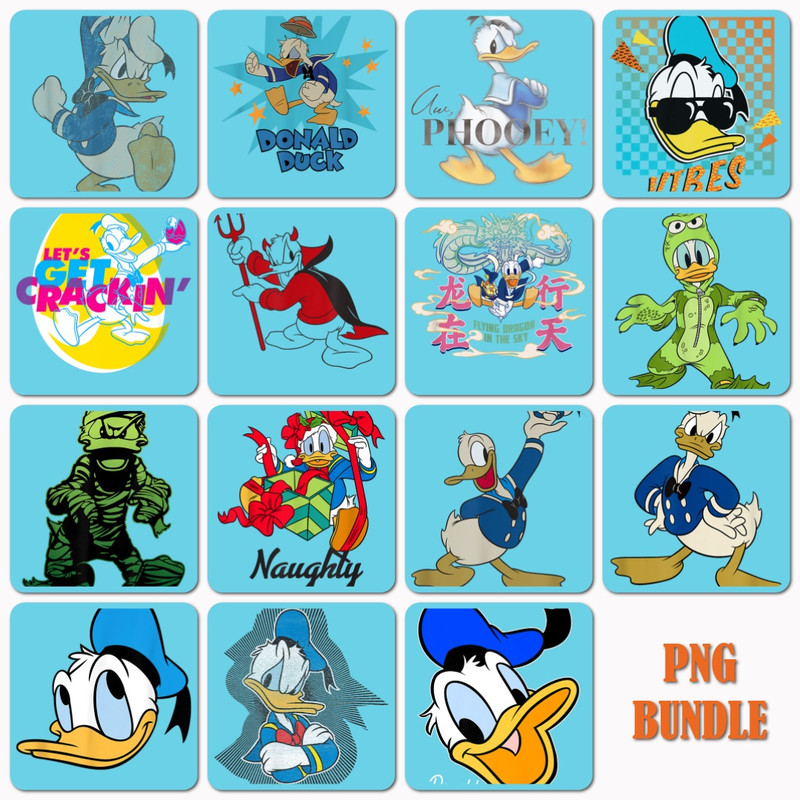 15 Donald Duck Png, Donald Duck Clipart Bundle Pack, Donald Duck Vector Png Images.jpg