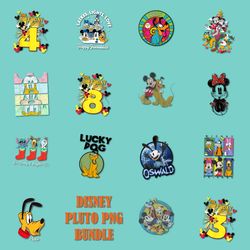 15 disney pluto png, disney pluto clipart bundle pack, disney pluto vector png images