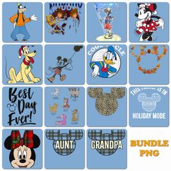 15 disney mickey friends png bundle, disney mickey friends layered digital file, disney mickey friends png bundle digita