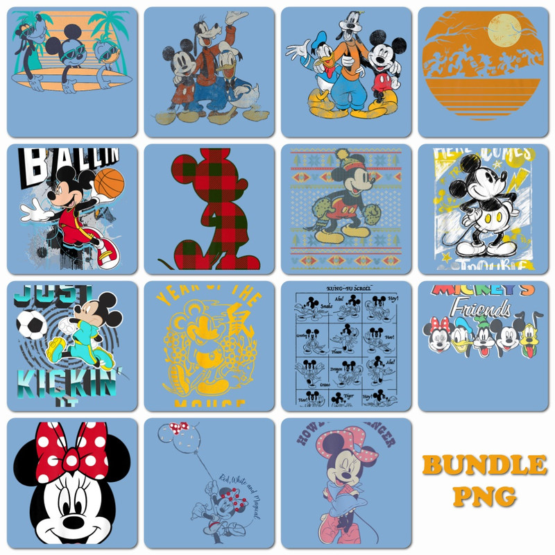 15 Disney Mickey Donald Png Bundle, Disney Mickey Donald Layered Digital File, Disney Mickey Donald Png Bundle Digital Download.jpg