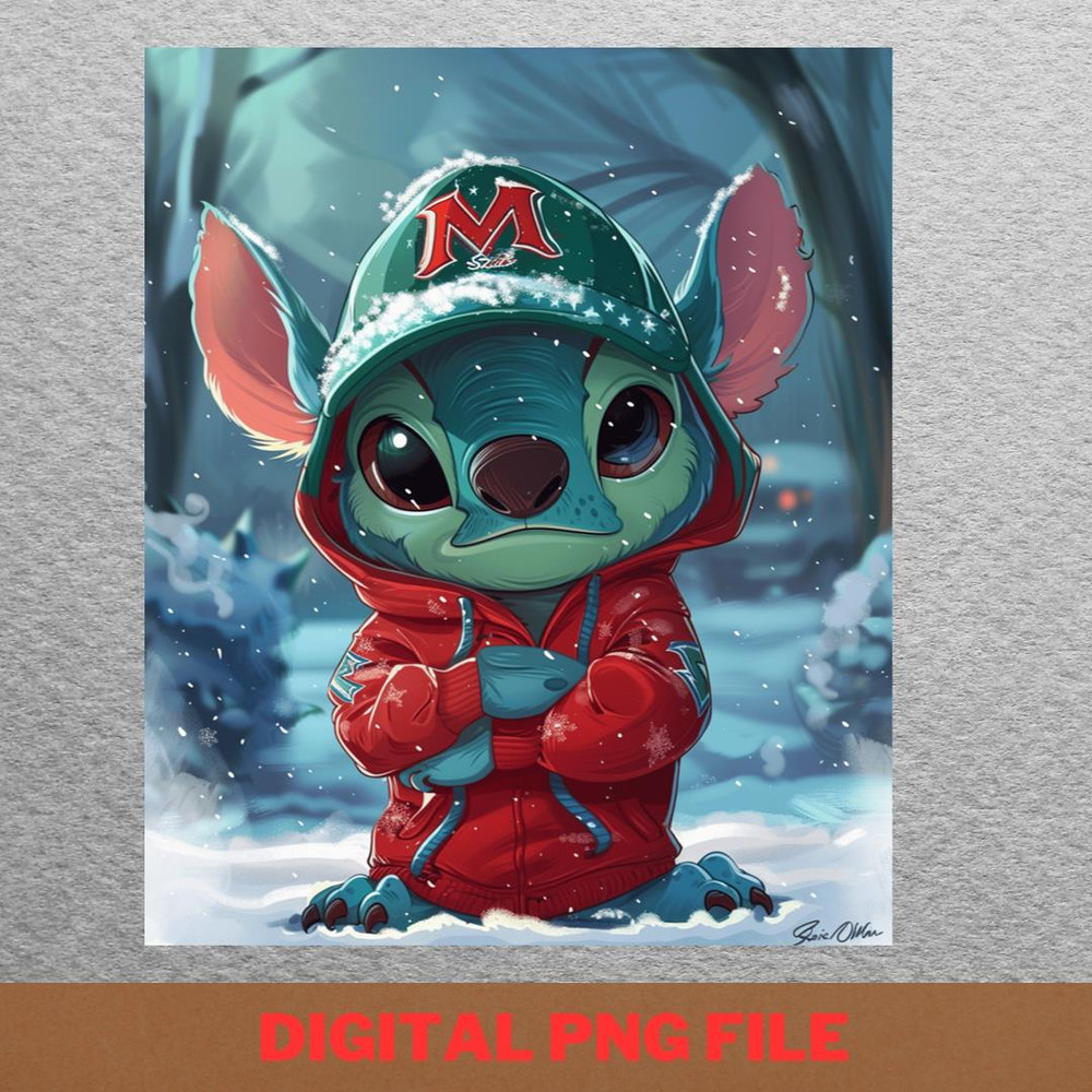 Stitch Vs Miami Marlins Alien Ace PNG, Stitch PNG, Miami Marlins Digital Png Files.jpg