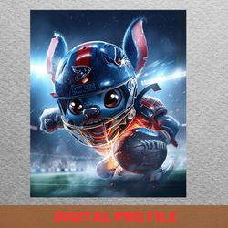 stitch vs miami marlins alien antics png, stitch png, miami marlins digital png files