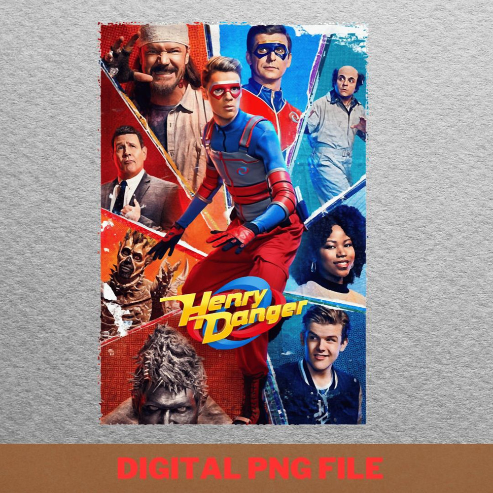 Henry Hart Runs PNG, Henry Hart PNG, Kid Danger Digital Png Files.jpg
