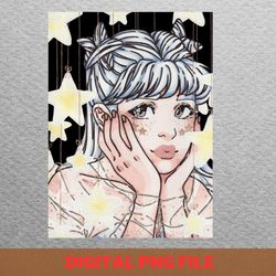 usagi galactic ambitions star png, usagi png, sailor senshi digital