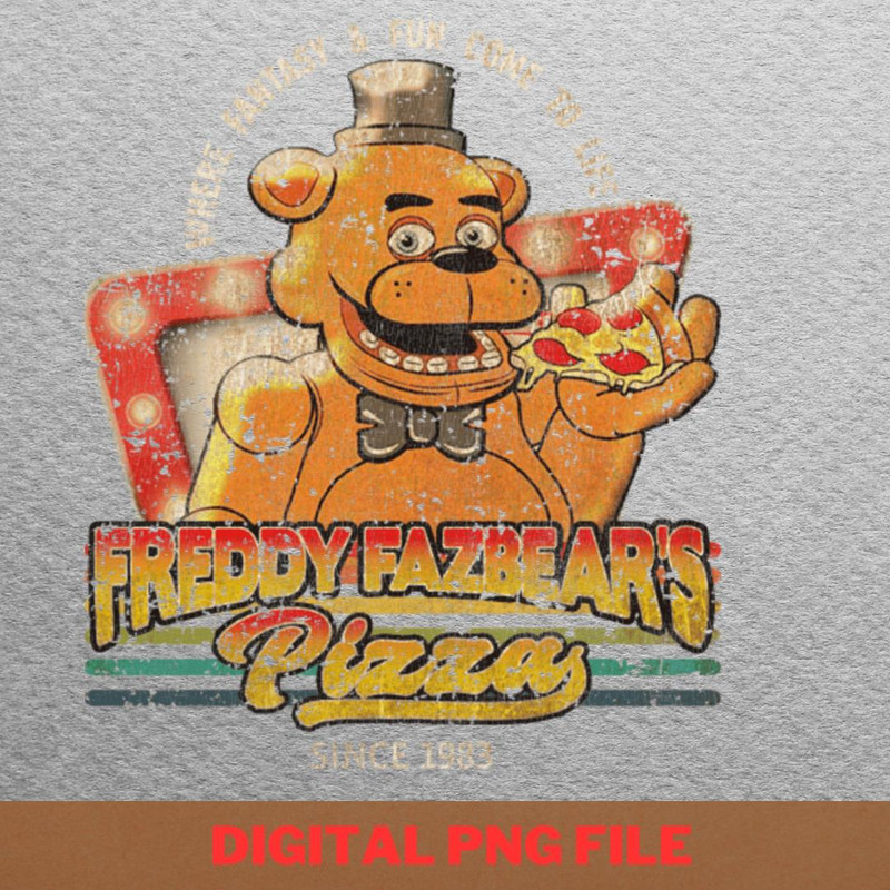 Five Nights At Freddy Clocks Tick PNG, Best Seller PNG, Golden Freddy Digital Png Files.jpg