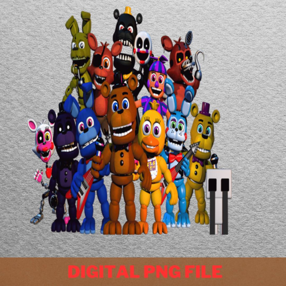 Five Nights At Freddy Ennard Escapes PNG, Best Seller PNG, Golden Freddy Digital Png Files.jpg