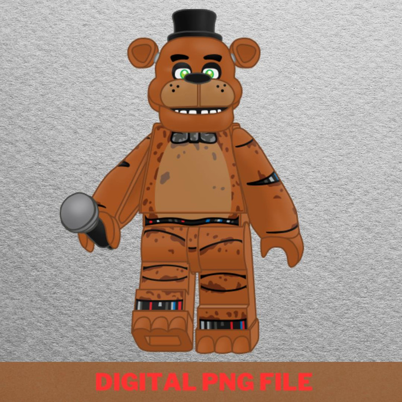 Five Nights At Freddy Hoodies Cover PNG, Best Seller PNG, Golden Freddy Digital Png Files.jpg