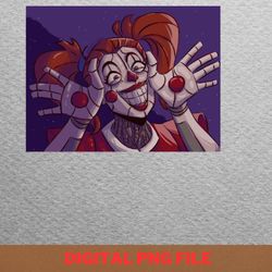five nights at freddy horror thrills png, best seller png, golden freddy digital png files