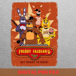 five nights at freddy mangle twists png, best seller png, golden freddy digital png files