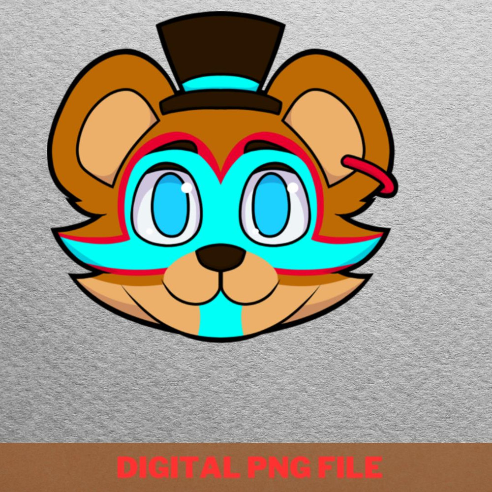 Five Nights At Freddy Pins Attach PNG, Best Seller PNG, Golden Freddy Digital Png Files.jpg