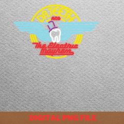 dr teeth animated png, muppets show png, electric mayhem digital png files