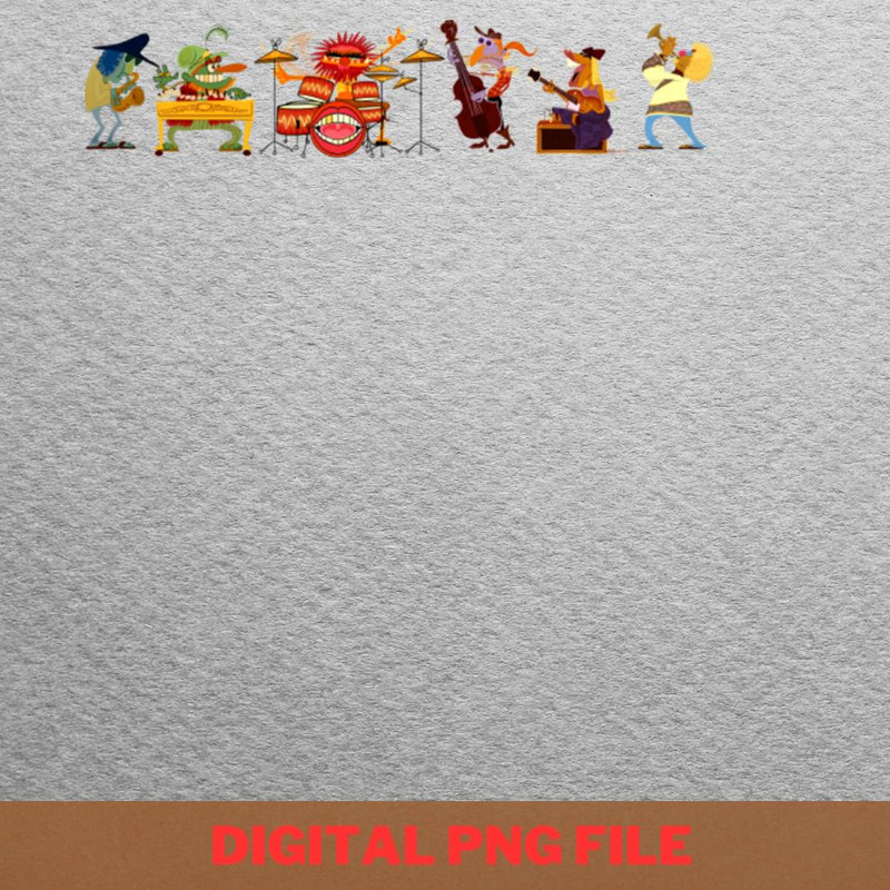 Dr Teeth Astounding PNG, Muppets Show PNG, Electric Mayhem Digital Png Files.jpg