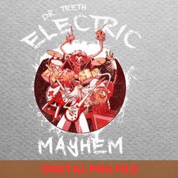 dr teeth enchanting png, muppets show png, electric mayhem digital png files