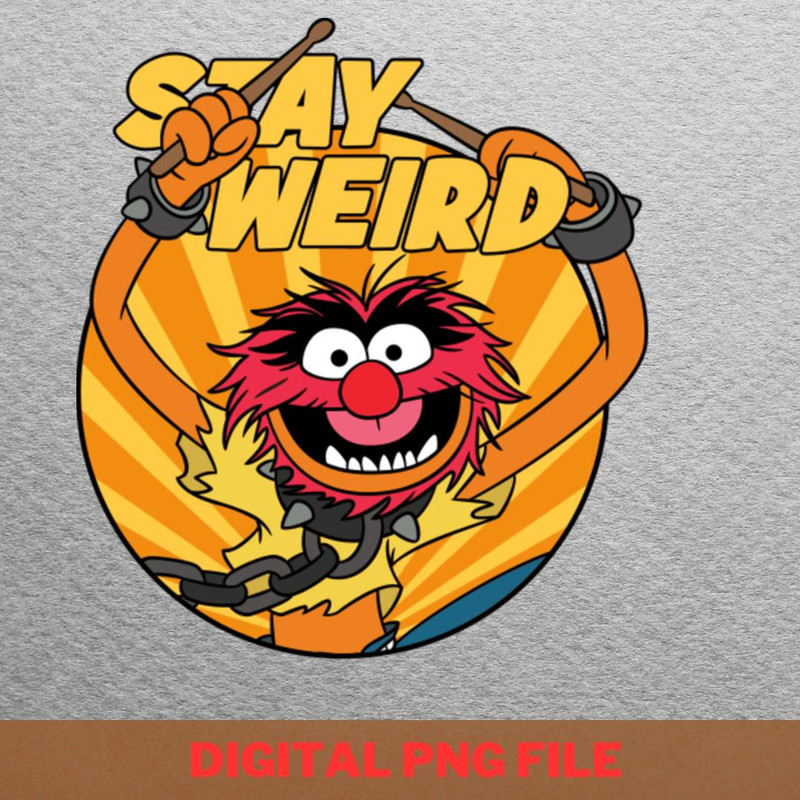 Dr Teeth Strong PNG, Muppets Show PNG, Electric Mayhem Digital Png Files.jpg