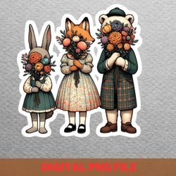 cottagecore aesthetic nature's palette png, cottagecore aesthetic png, kawaii aesthetic digital png files