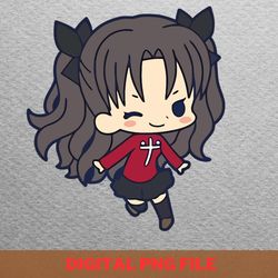 rin tohsaka anime png, rin tohsaka png, fate stay night digital png files