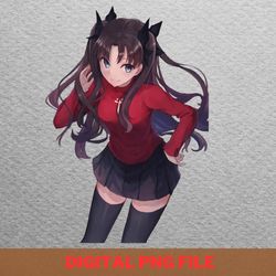 rin tohsaka brave png, rin tohsaka png, fate stay night digital png files