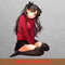 Rin Tohsaka Charismatic PNG, Rin Tohsaka PNG, Fate Stay Night Digital Png Files.jpg