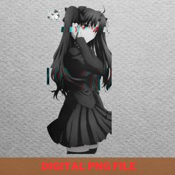 rin tohsaka cute png, rin tohsaka png, fate stay night digital png files