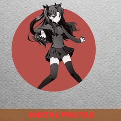 rin tohsaka dynamic png, rin tohsaka png, fate stay night digital png files