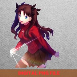 rin tohsaka fantasy png, rin tohsaka png, fate stay night digital png files