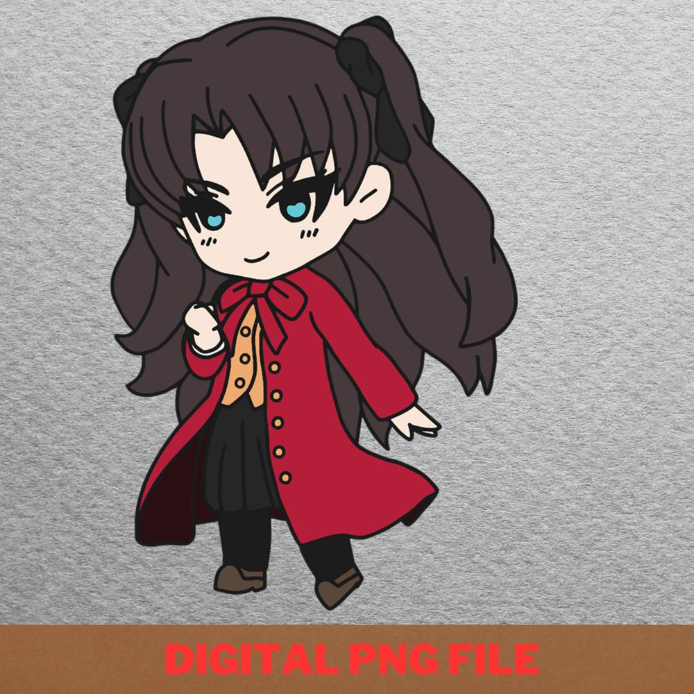 Rin Tohsaka Fierce PNG, Rin Tohsaka PNG, Fate Stay Night Digital Png Files.jpg