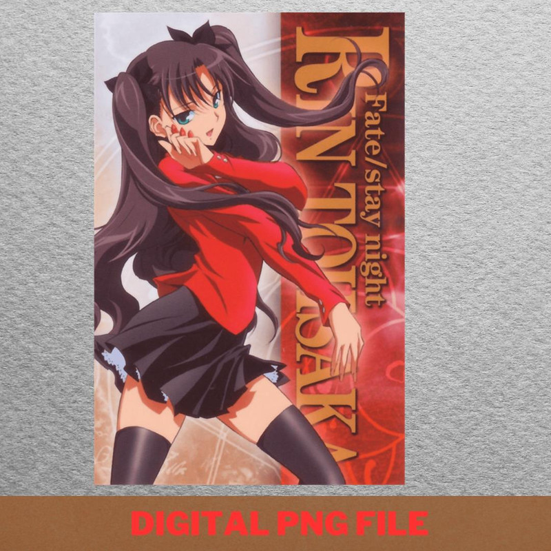 Rin Tohsaka Magic Circle PNG, Rin Tohsaka PNG, Fate Stay Night Digital Png Files.jpg
