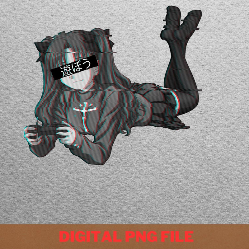 Rin Tohsaka Magic PNG, Rin Tohsaka PNG, Fate Stay Night Digital Png Files.jpg