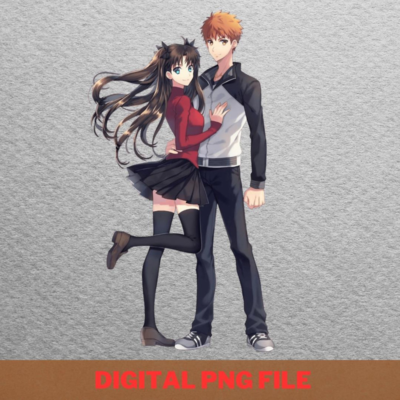 Rin Tohsaka Passion PNG, Rin Tohsaka PNG, Fate Stay Night Digital Png Files.jpg